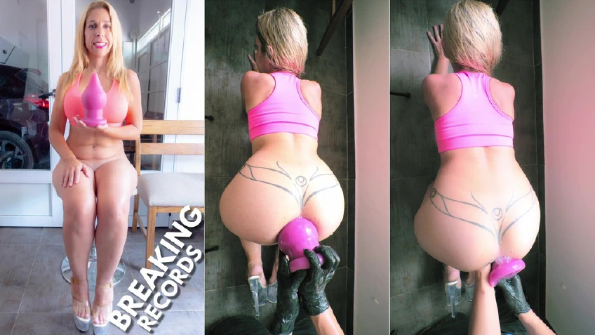 ANAL RECORD 5" BUTTPLUG + FISTING